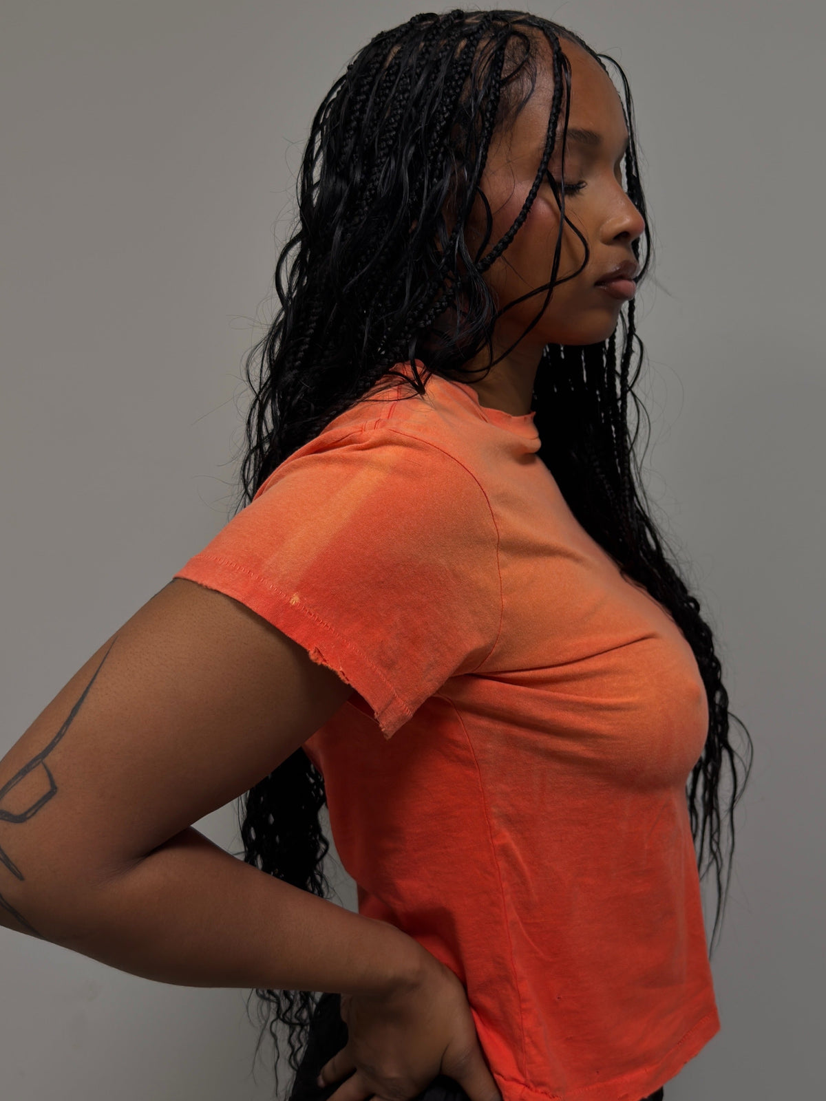 Punk Tee Sun-Faded Red