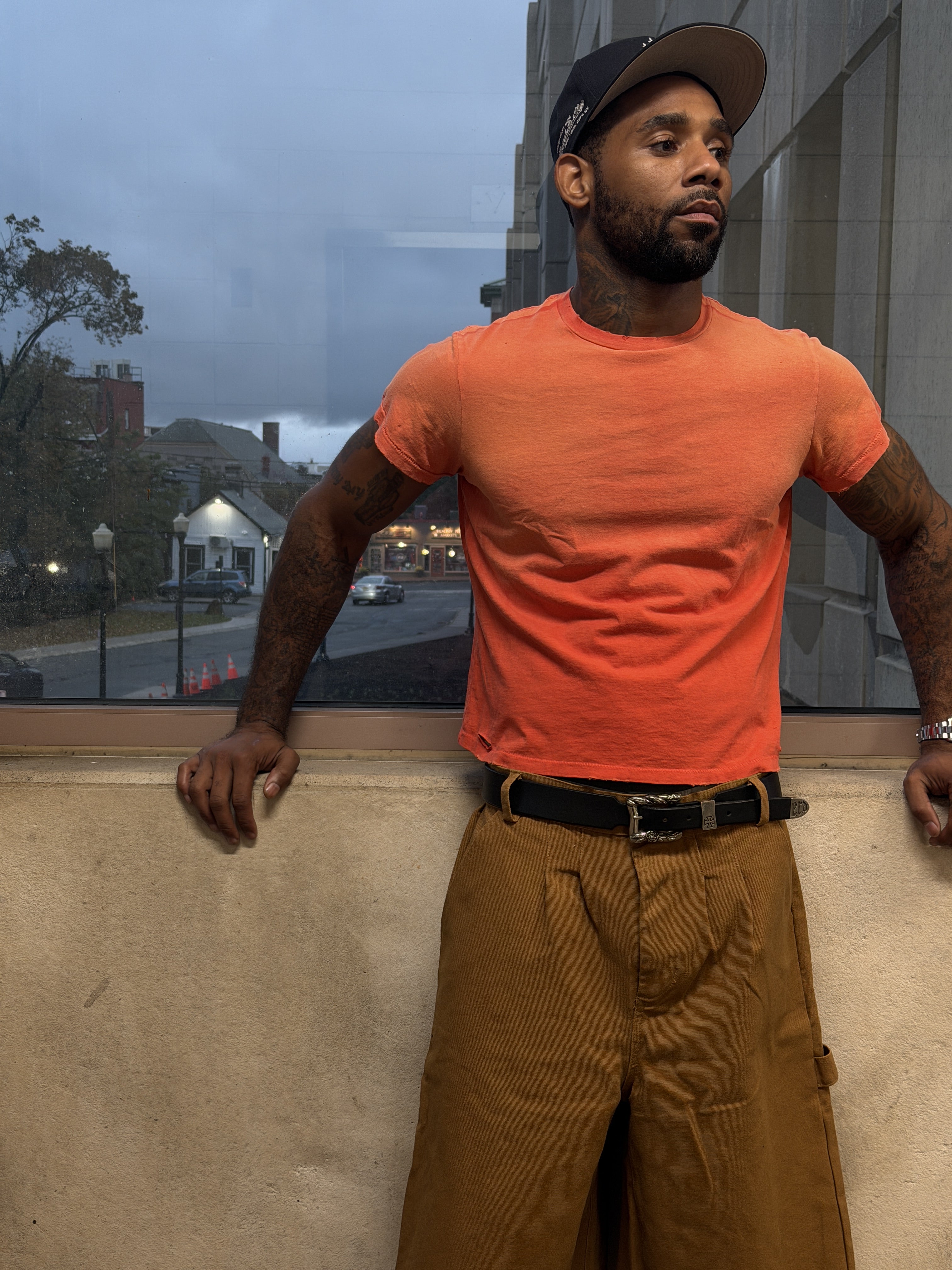 Punk Tee Sun-Faded Red